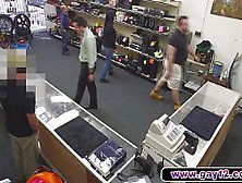 Two Gays Fuck A Geek To Afraid To Say No In Pawn Shop