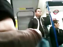 Insane Caught Jerking On The Train