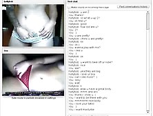 Chatroulette #68 Horny Perfect Body Strip And Masturbates. Flv