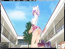3D Cartoon Schoolgirl In Pink Turned Me On With Naughty Talk And Allowed Me To Sperm In Snatch