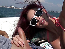 Monique Alexander Is Sucking Cock On The Boat