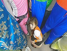Halloween Chikan Vr - Cute Japnaese Babe Taken On The Train