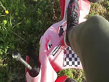 I Destroy A Toy Motorcycle With My Feet - Bizarre Sneaker