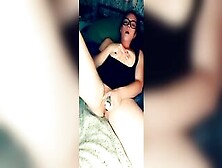 Bombshell Nerdy Mom Makes Herself Cum With Her Boobs Out.  Irresistible Goddess Surprised Face.
