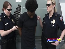 Busty Cop Banged By Black Dude