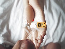 Cuddle Lovers's Footjob Hand-Job Cumpilation