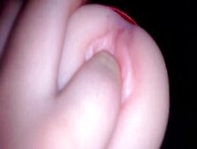 Fingering A Pocket Pussy (Fleshlight)