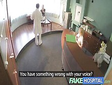 Fake Hospital - Single Golden-Haired Welcomes Doctors Thick Ramrod And Skilled Tongue During Investigation