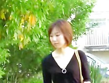 Three Layers On Her Pussy While Walking Skirt Sharking Video