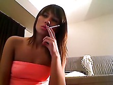Amazing Amateur Smoking,  Solo Girl Adult Clip