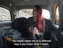 Slut Agrees To Pay For Taxi Cleaning With Her Cunt