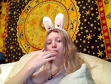 *omegle* Cute Bunny Wants Cum
