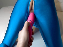 A Zentai Doll Spoils With A Dildo - Watch4Fetish