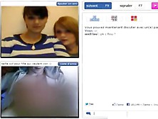 2 Naughty French Girls Have Cybersex On Chat Roulette