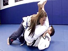 Megan Fenox Has A Very Unique Karate Lesson