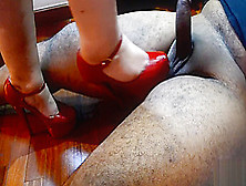 Sexy Heels Ballbusting Torture