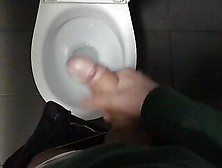 Risky! Jerking Off In Public Toilet (23Cm)/ Boy / Cute Boy / Hidden