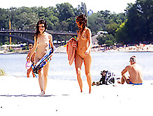 Skinny Nudist Teenie Likes A Gorgeous Day At The Beach