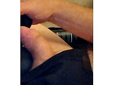 Beating Up On My Cock With A Muscle Massager