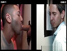 Guy Looking For Gloryhole Bj Gets Gay Sucked