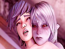 Ava And Raeza Havin Some Fun On The Bed [Zynotheum]