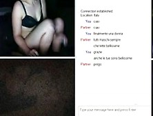 Italian Girl Lesbian Action With Webcam Stranger