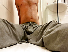 Prostate Play - Pee In Grey Bottoms