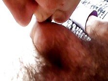 Close Up Head Cum Inside Mouth