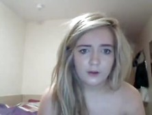 Cute Blonde Webcam Cum