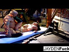 Jayden Gets Busy On A Lucky Solo Cock