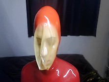 Latex Breathplay Mask