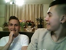 Romanian Italian Boys Have Fun On Webcam