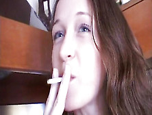 Smoking Girl Is Ready To Fuck