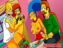 Returning The Kindness! Swap Wives! The Simptoons,  Simpsons Porn