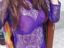 Nri Punjabi Milf In See Through Suit Showing Big Tits