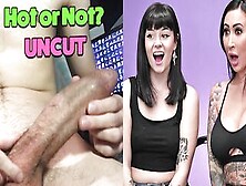 Two Hotties Lily Lane And Nova Vixen Rate His Huge Uncut Cock