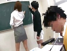 Japanese Teacher In Stocking 17-Two