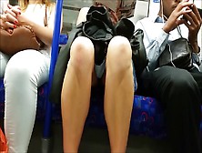 Tube Upskirt,  Hot Afternoon