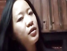 Asian Cunt With Mouth Alone At Home 33