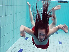 Naked Girls Underwater In The Pool