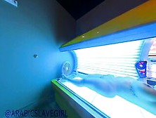 Having Fun With Myself At The Tanning Salon