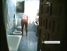 Blonde Girl Pooping In Toilet