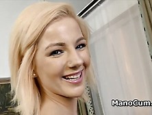 Blonde Teen Teases Cock In Her Ass