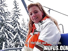 Mofos - Flashing Double-Ds While She Skis Starring Nathaly