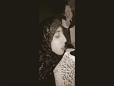 Arab Beurette Hijab Swallowing Cumslut