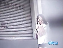 Cold Asian Babe In A Hurry Gets A Street Sharking.