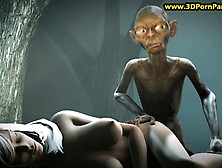 Gollum Finds A Woman In The Forest And Fucks Her