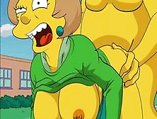 |The Simpsons| Homer Fucks The Teacher Edna Krabappel