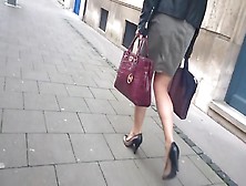 Slo Mo - Secretary Sexy Heels And Legs