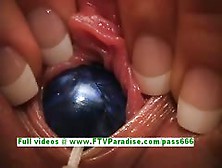 Fiona Amateur Blonde Babe Introducing Balls In Her Pussy
